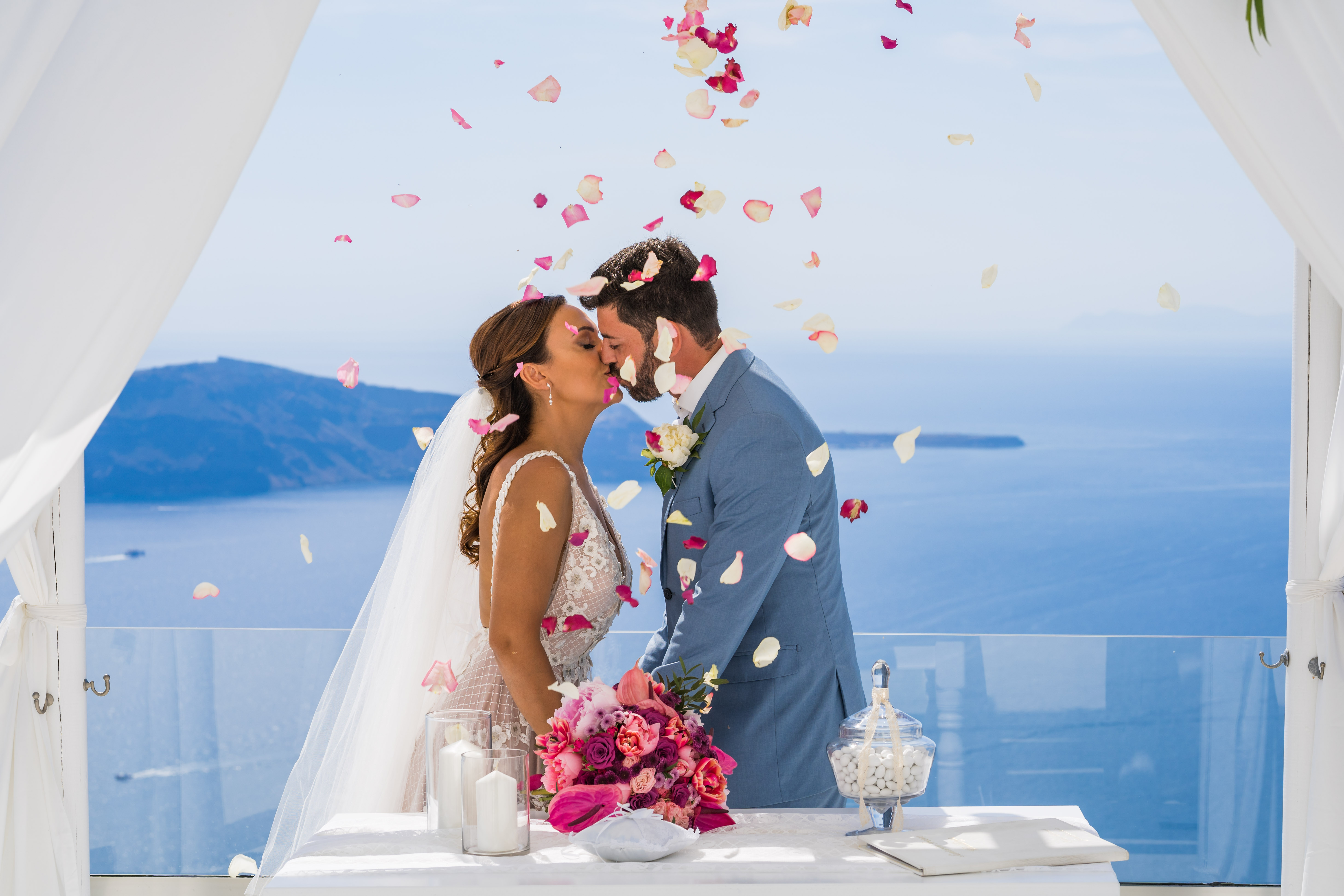 Casamento de Natália e Tiago em Santorini