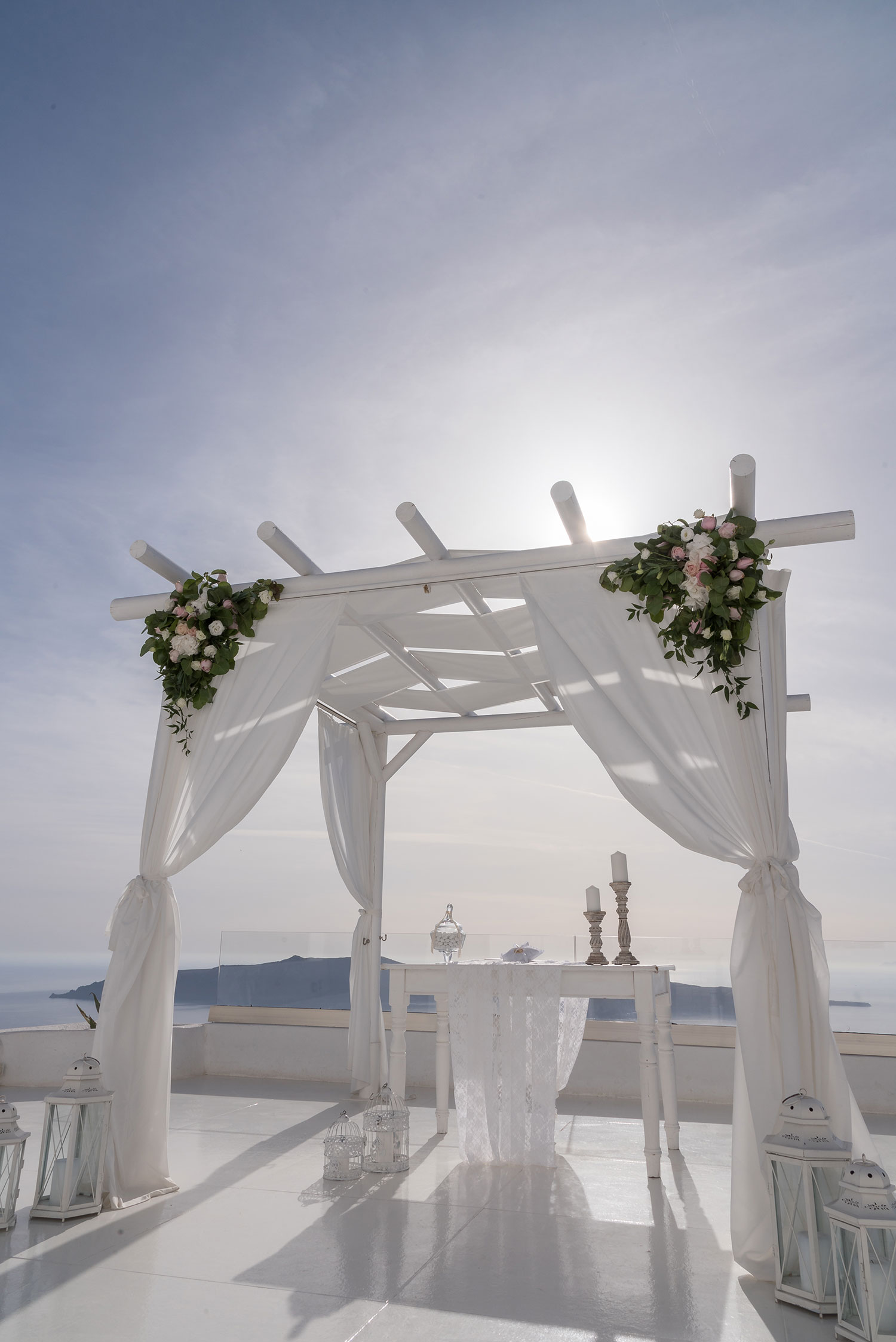 Casamento de Gislaine e Igor em Santorini