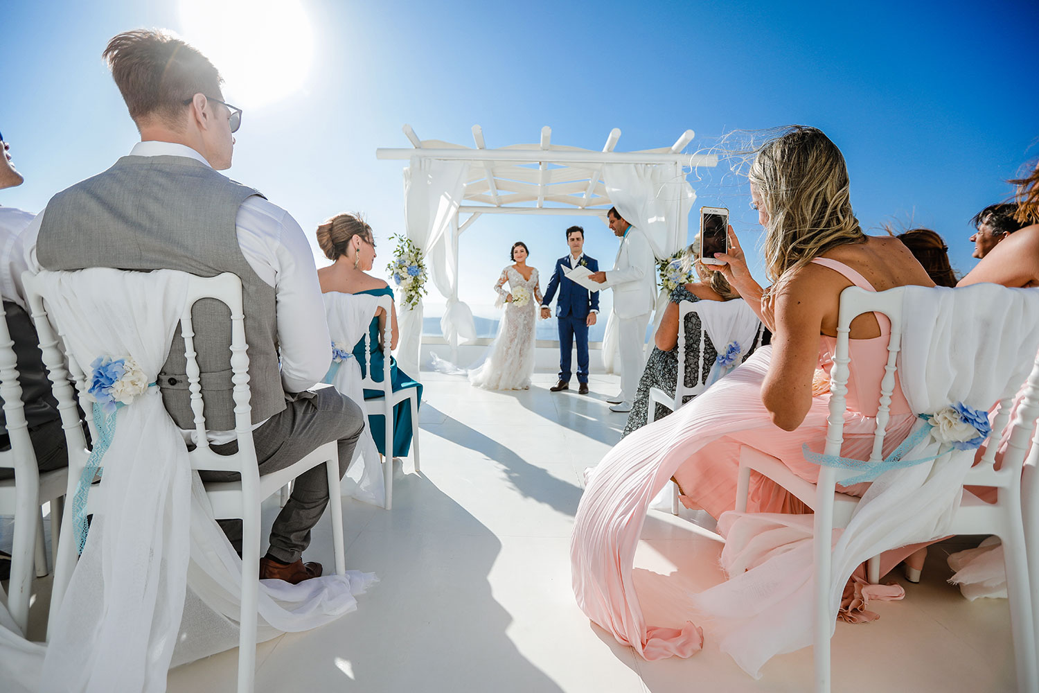 Casamento de Amanda e Alexandre em Santorini