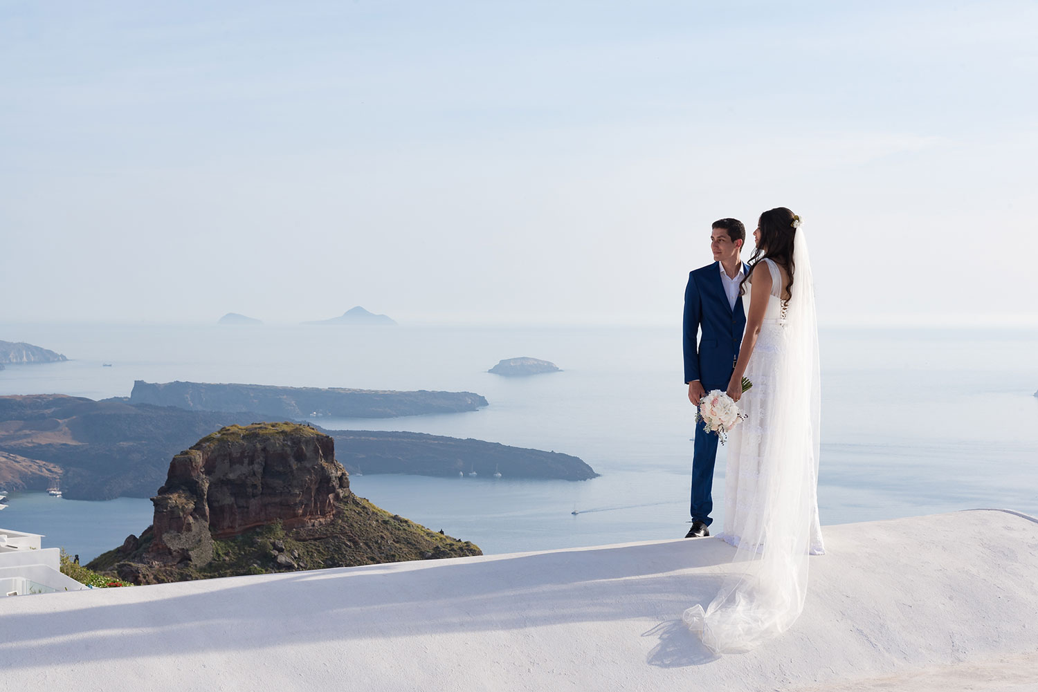 Casamento de Gislaine e Igor em Santorini