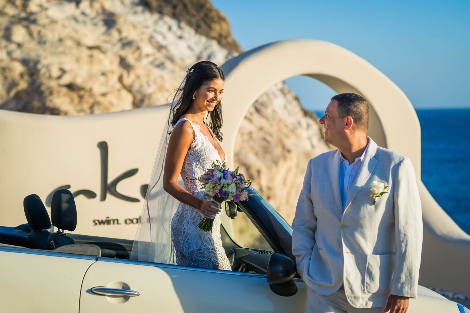 Casamento de Nathane e Vinicius em Santorini
