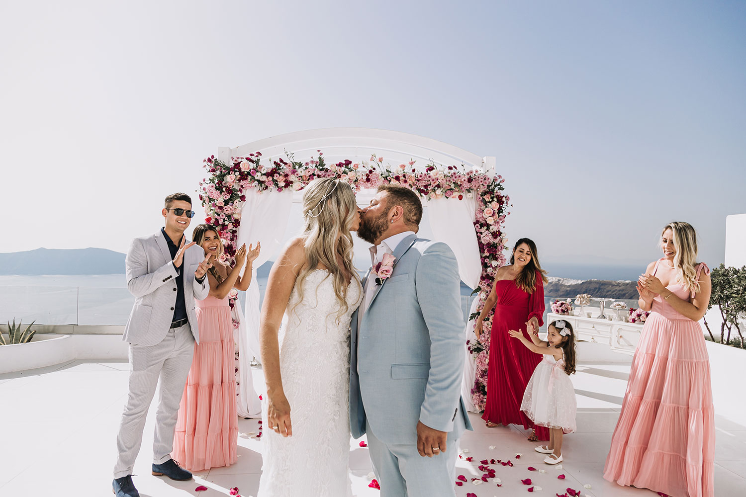 Casamento de Thais e Rodolfo em Santorini