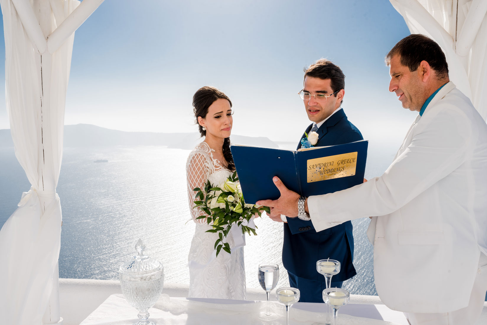 Casamento de Brunna e Rodrigo em Santorini