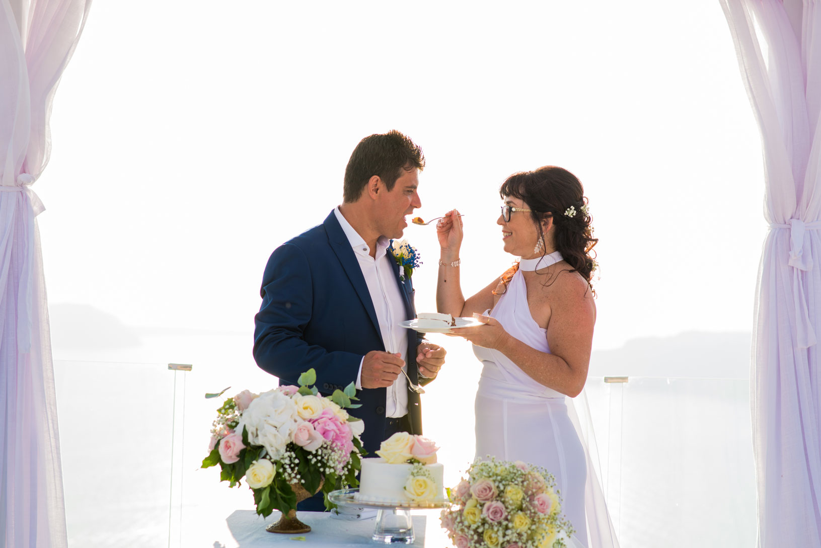 Casamento de Simone e Paulo em Santorini
