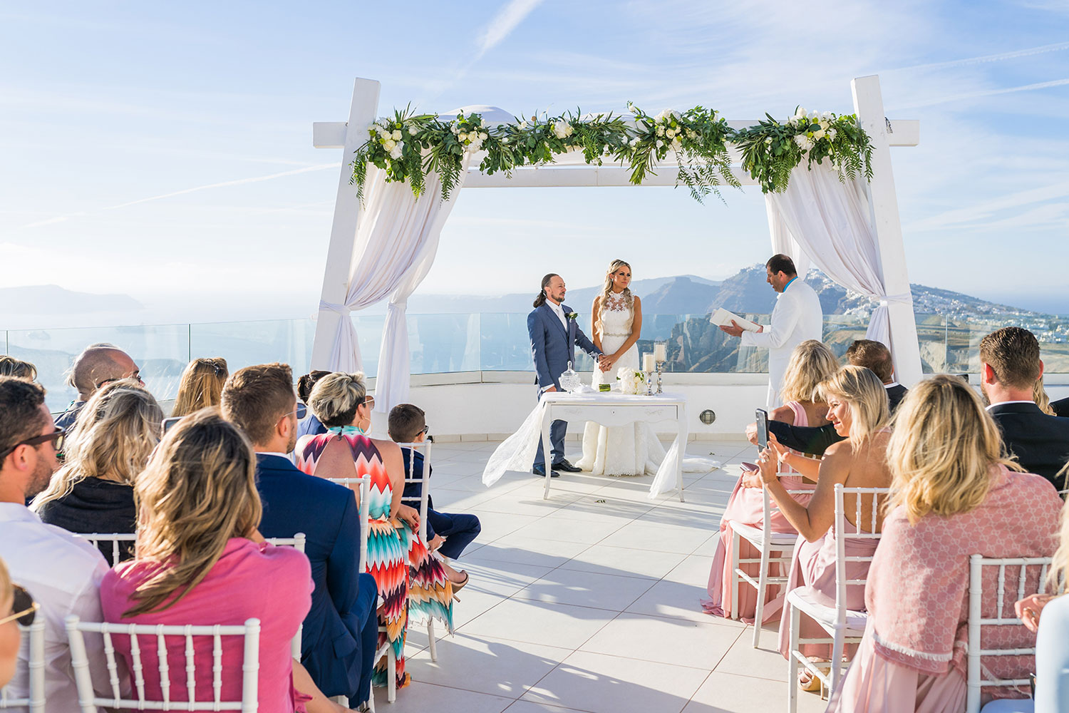 Casamento de Sabrina e Juliano em Santorini