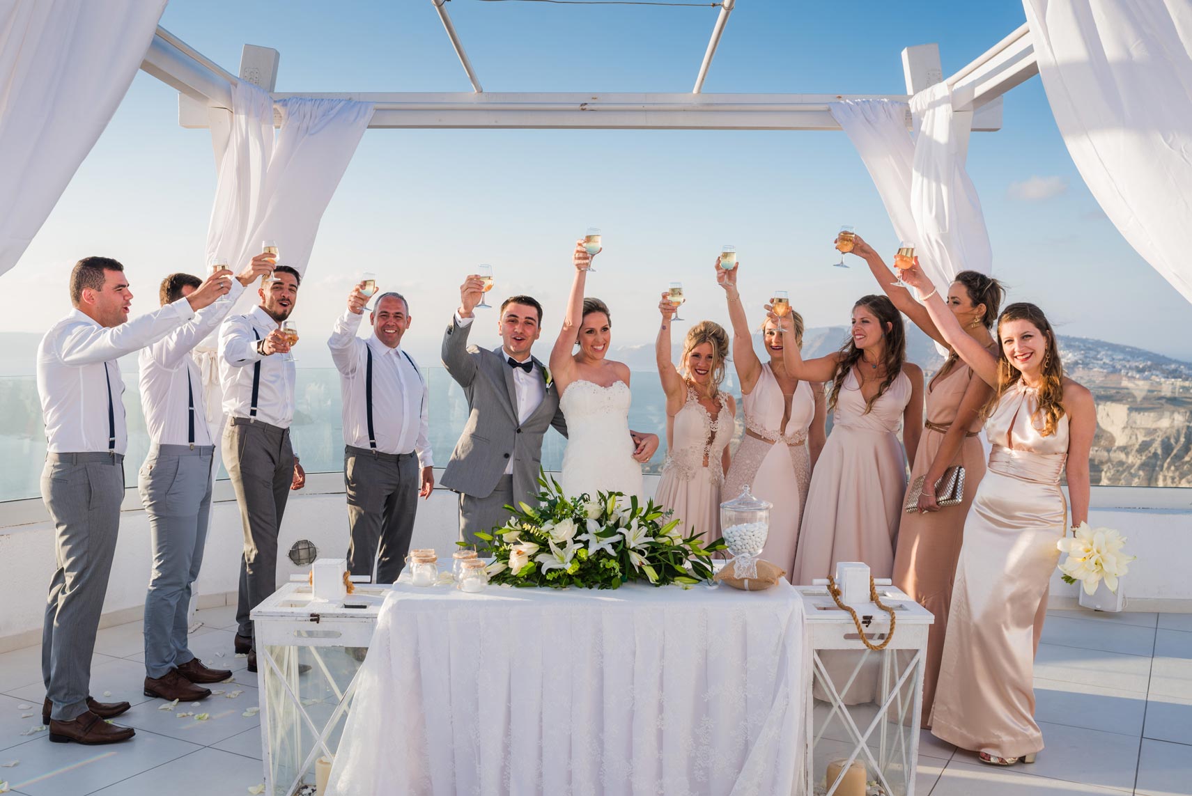 Casamento de Joana e Nathan em Santorini