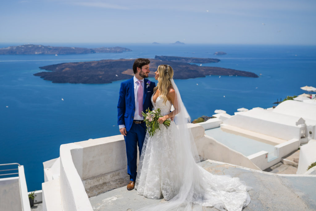 Casamento em Santorini