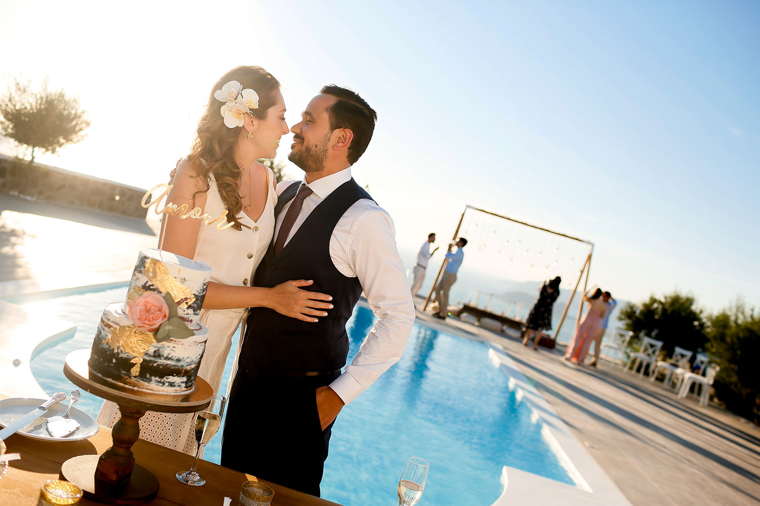 Casamento de Thais e Rodolfo em Santorini