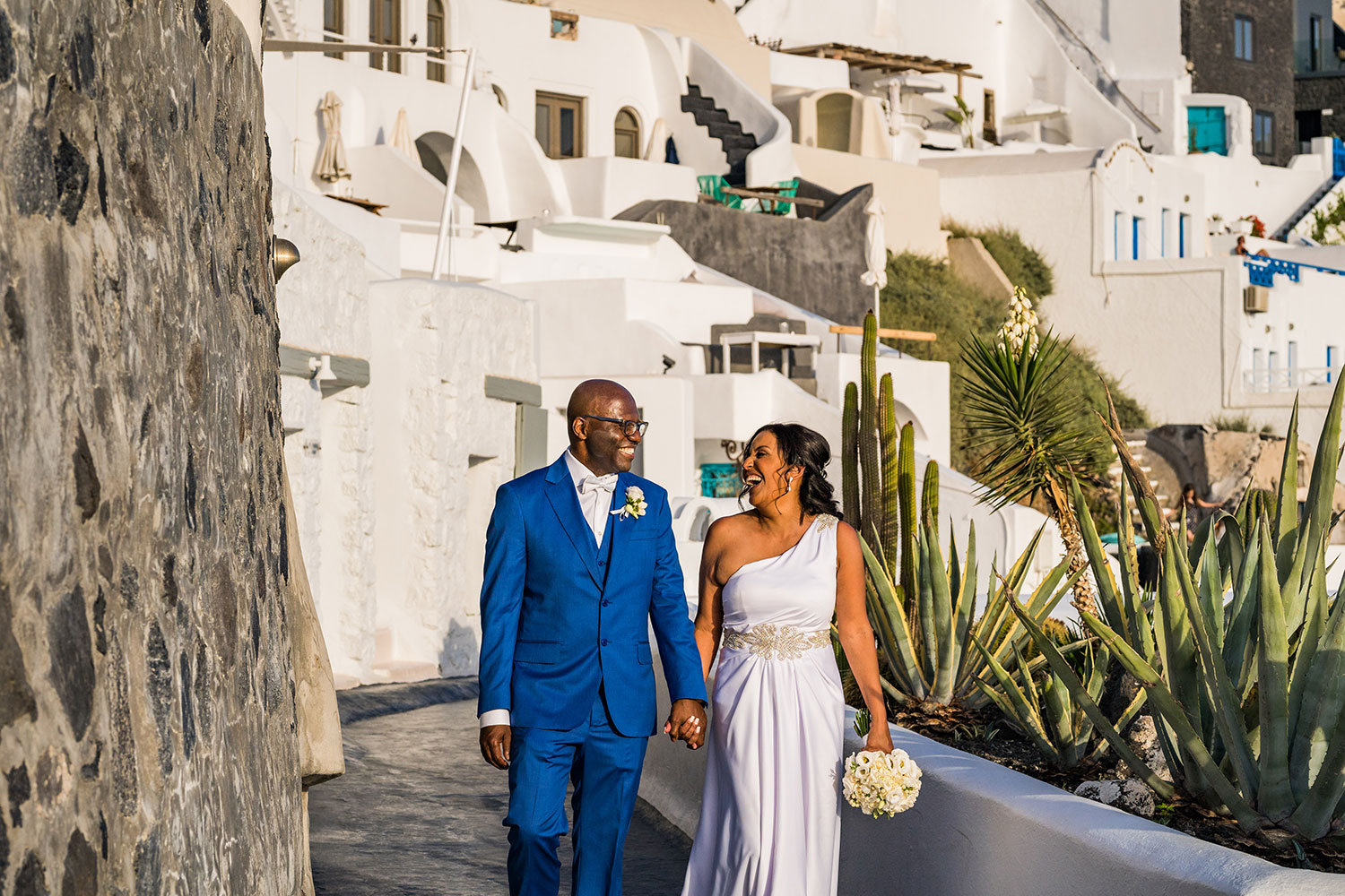 Casamento de Márcia e Arildo em Santorini
