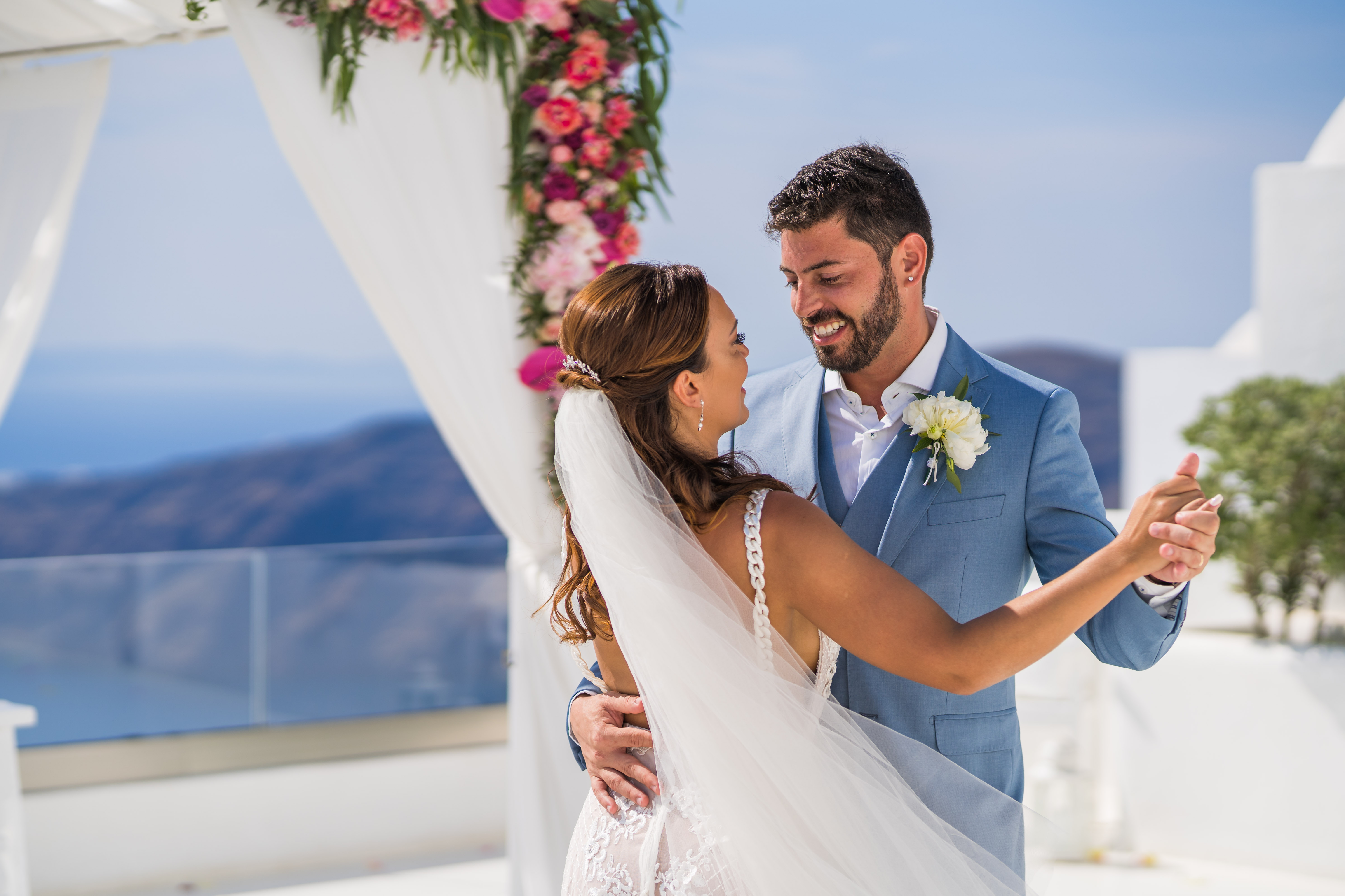 Casamento de Natália e Tiago em Santorini
