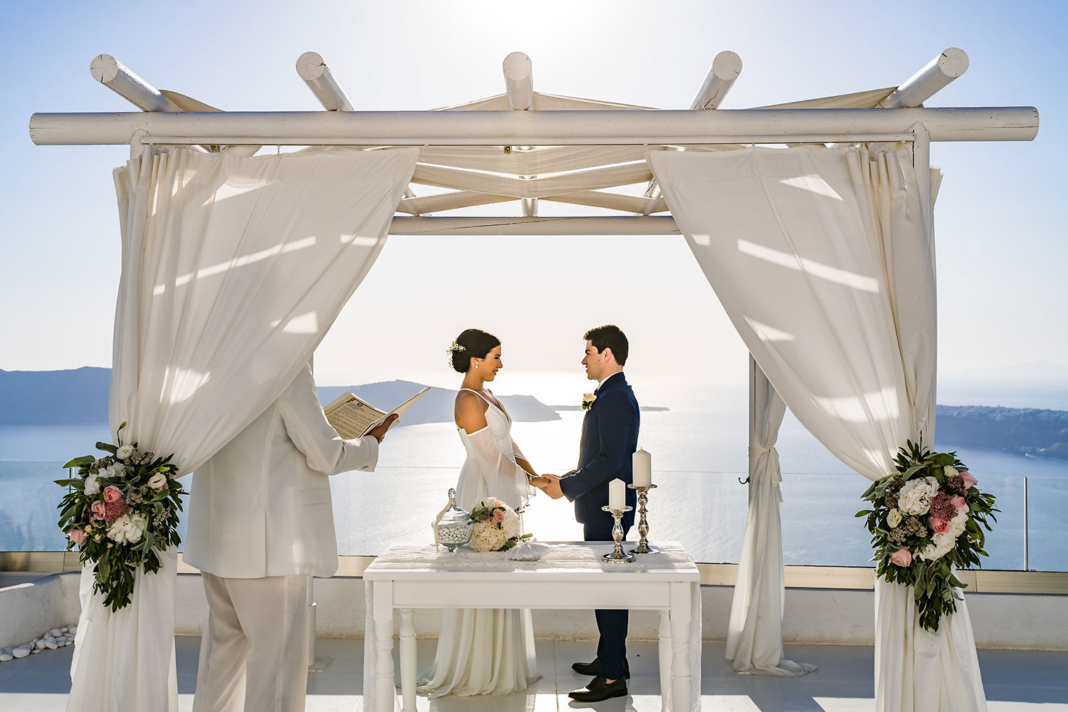 Casamento de Anelize e Fabio em Santorini
