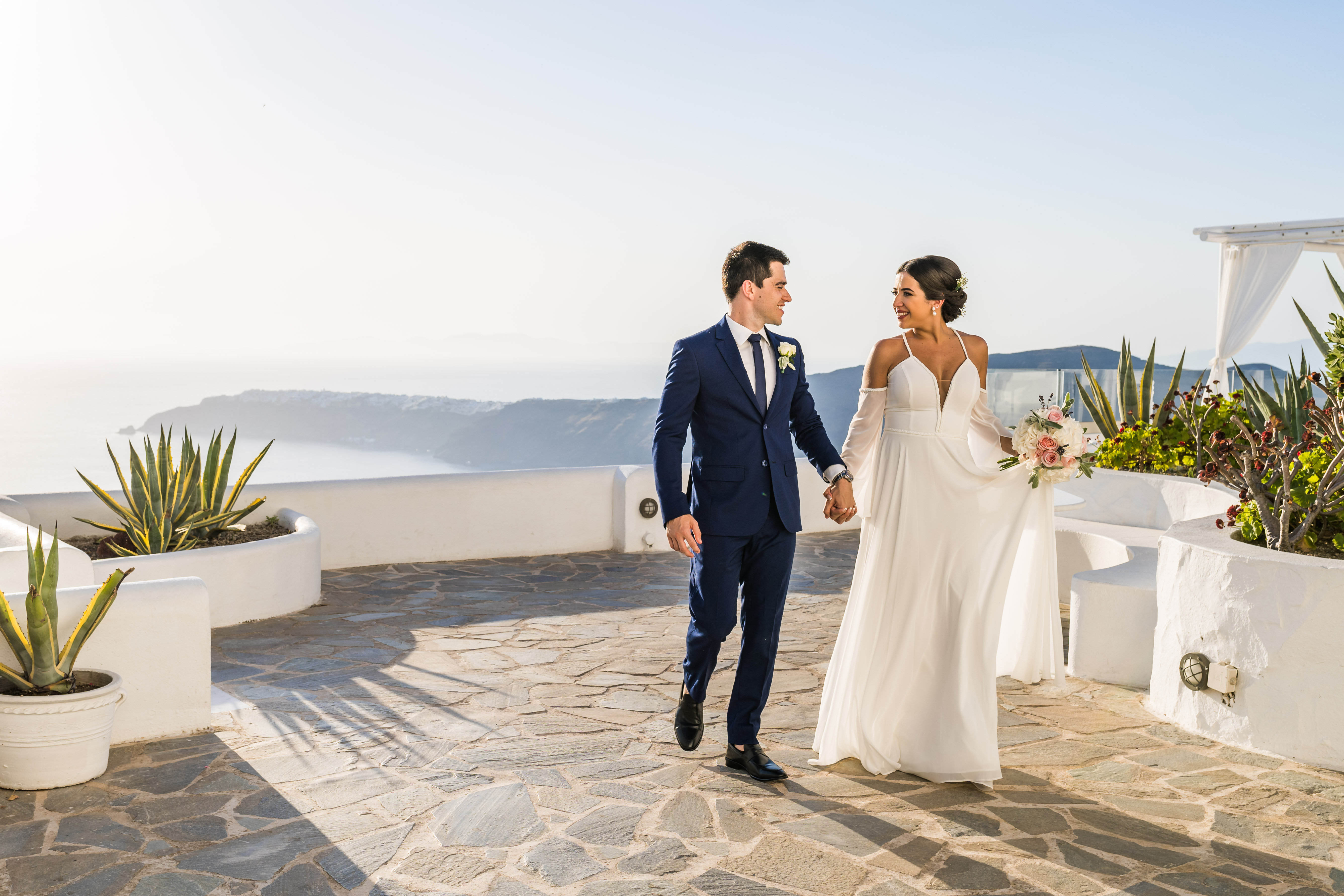Casamento de Anelize e Fabio em Santorini