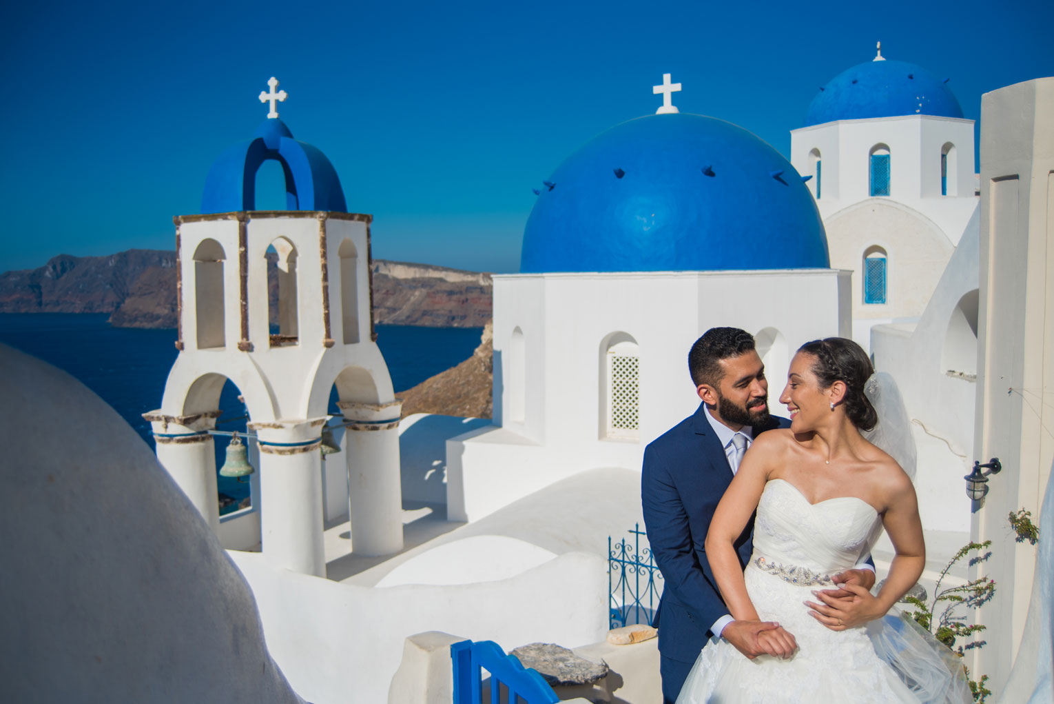 Casamento de Juliana e Renato em Santorini