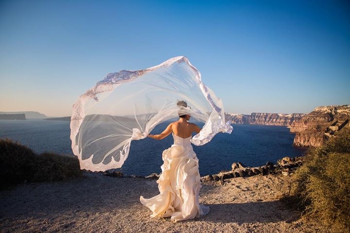 Fotografia do arquivo de Casamento em Santorini