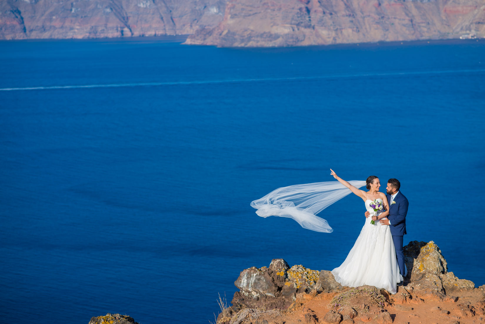 Casamento de Juliana e Renato em Santorini