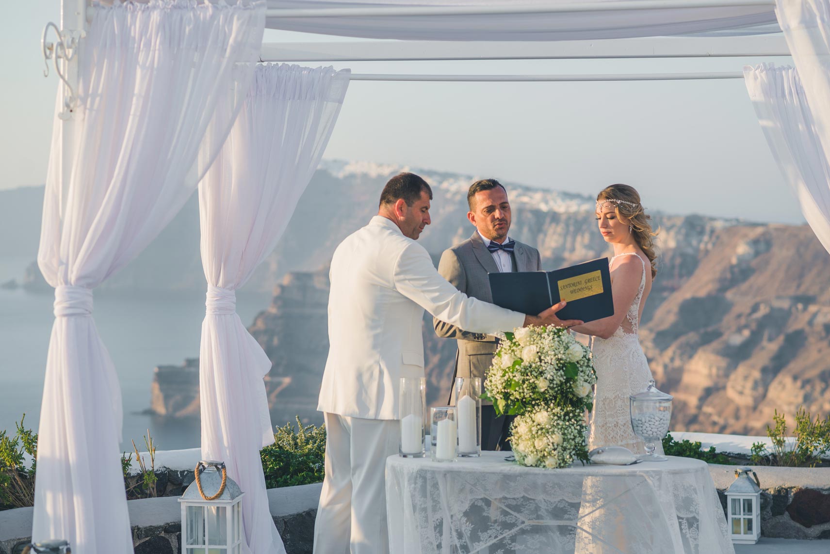 Casamento de Giuliana e Marcos em Santorini
