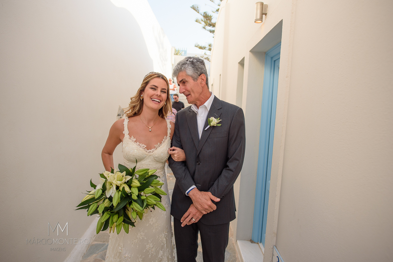 Casamento de Eduarda e Gabriel em Santorini