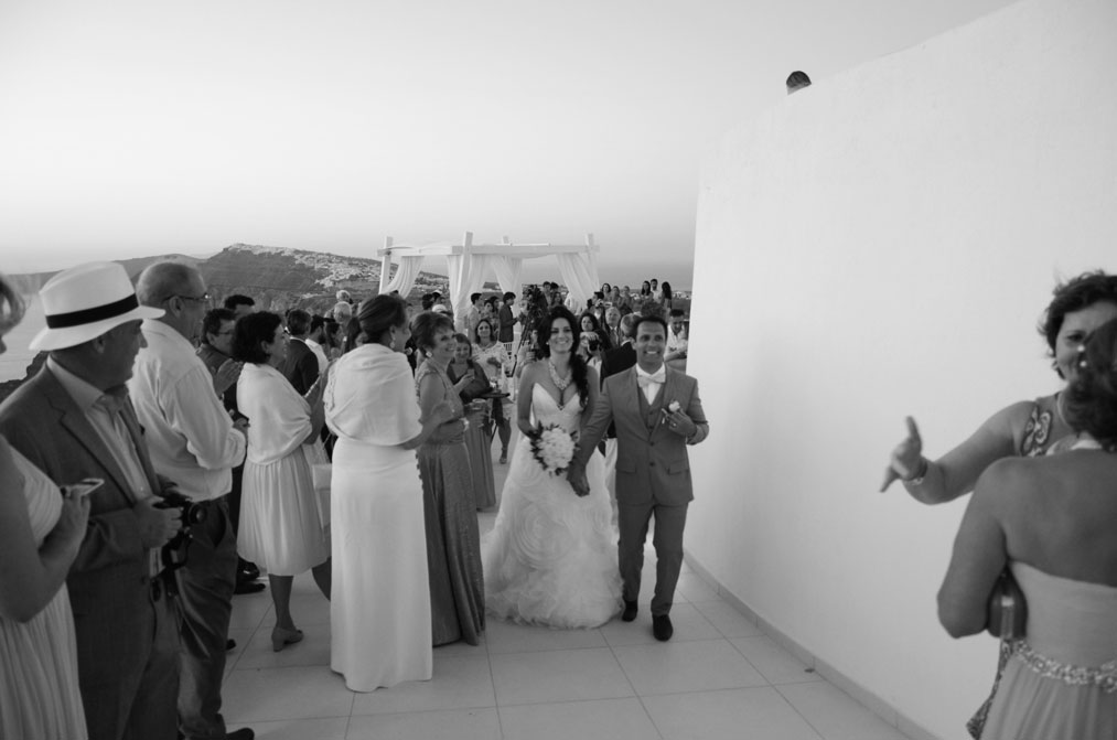 Casamento de Luana e André em Santorini