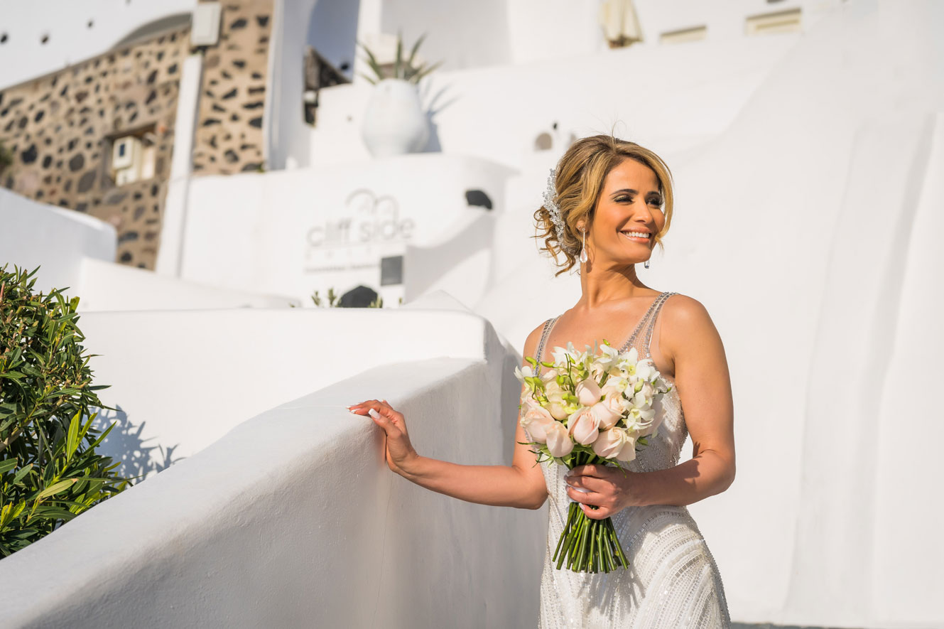 Casamento de Vanele e Alan em Santorini