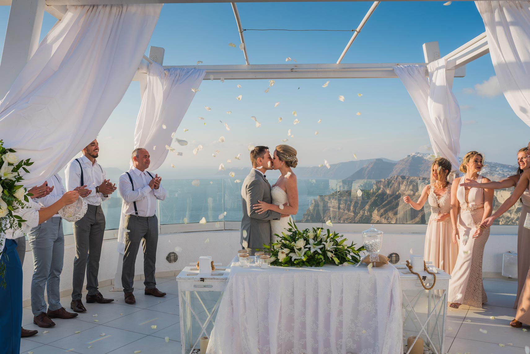 Casamento de Joana e Nathan em Santorini
