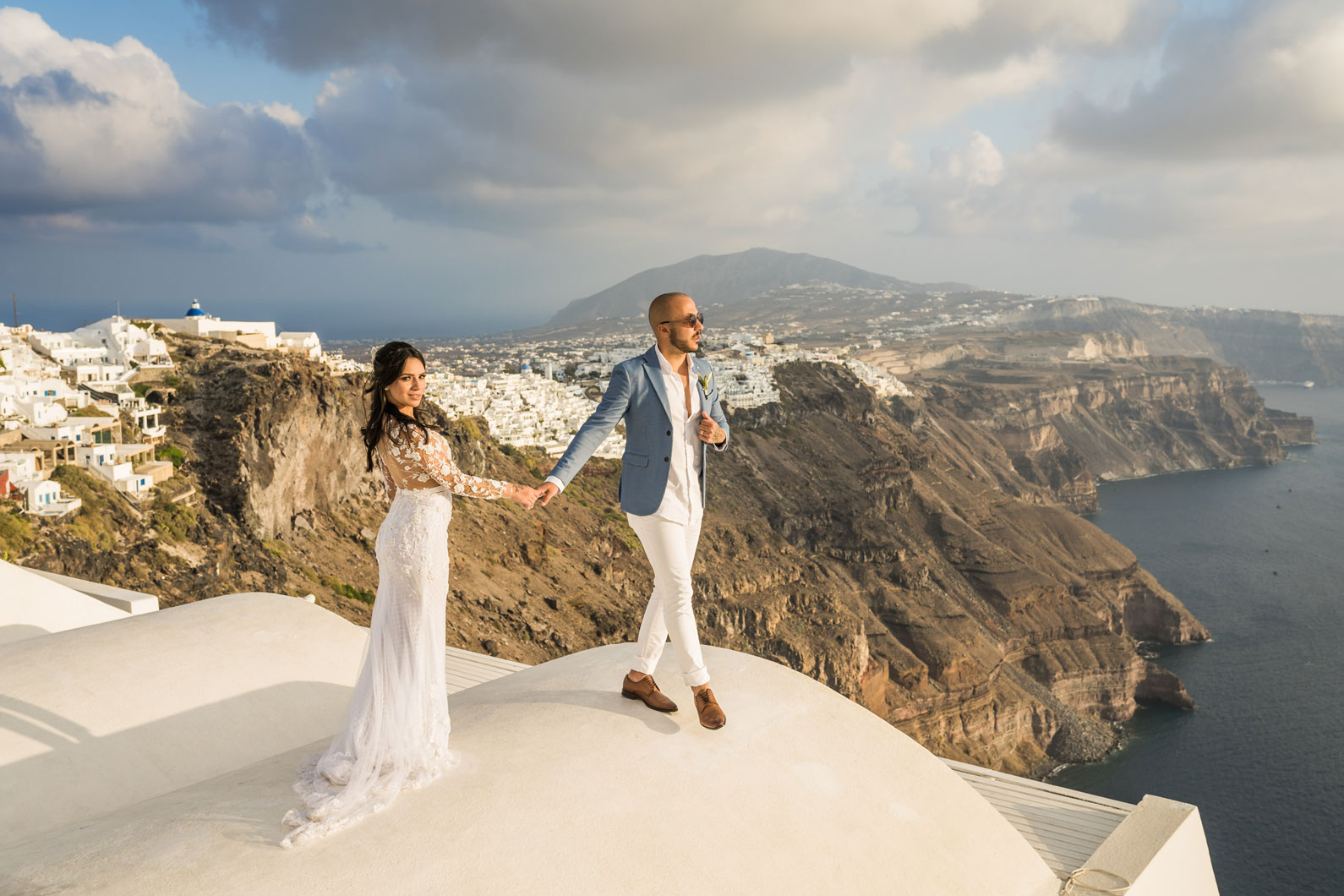 Casamento de Vanessa e Gabriel em Santorini